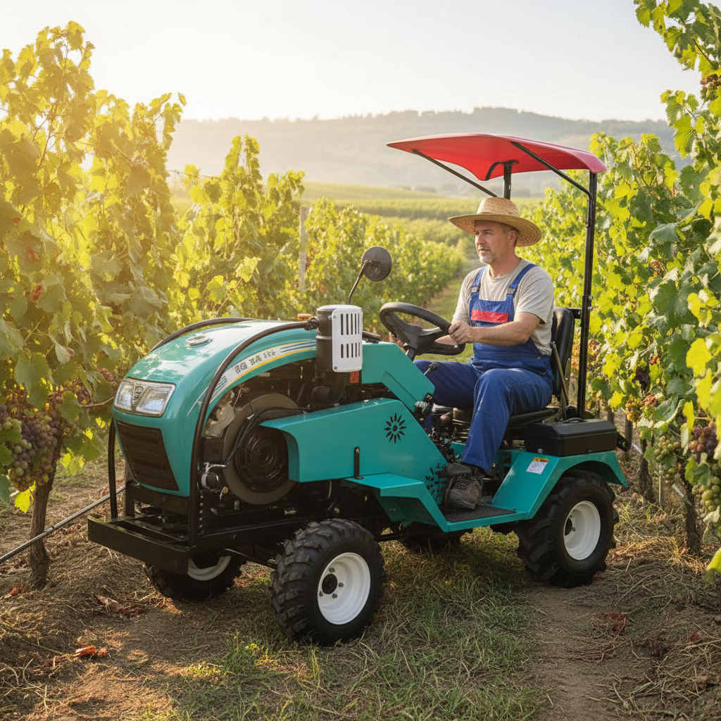 Farming Agriculture Machine - 15HP-80HP Diesel Mini Wheel Tractor Four