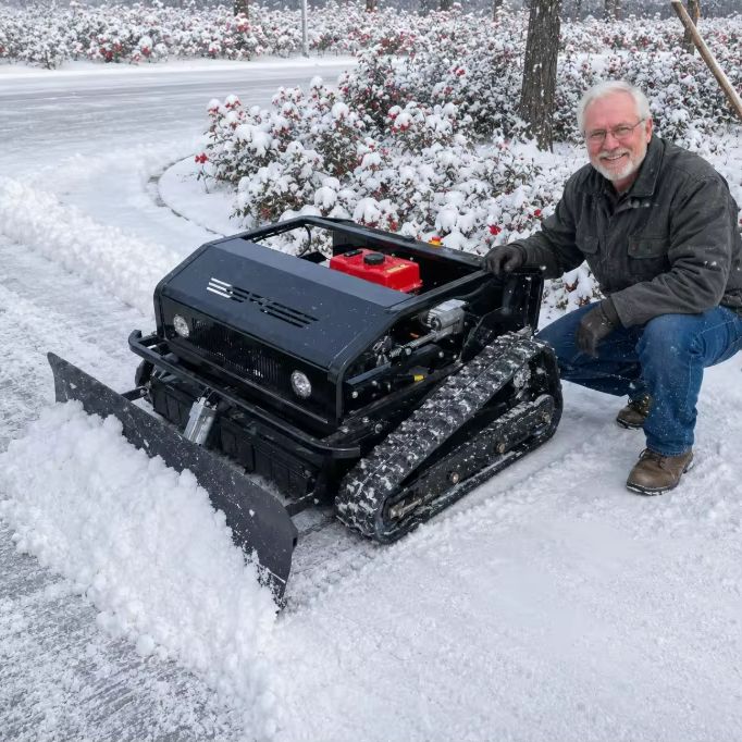 Farming Agriculture Machine - 2-in-1 Remote Control Tracked Mower and