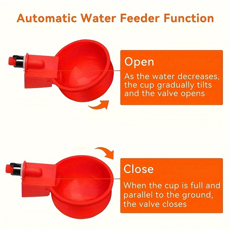 5-Piece Automatic Poultry Wate - Chicken Nipple Drinker recension och pris