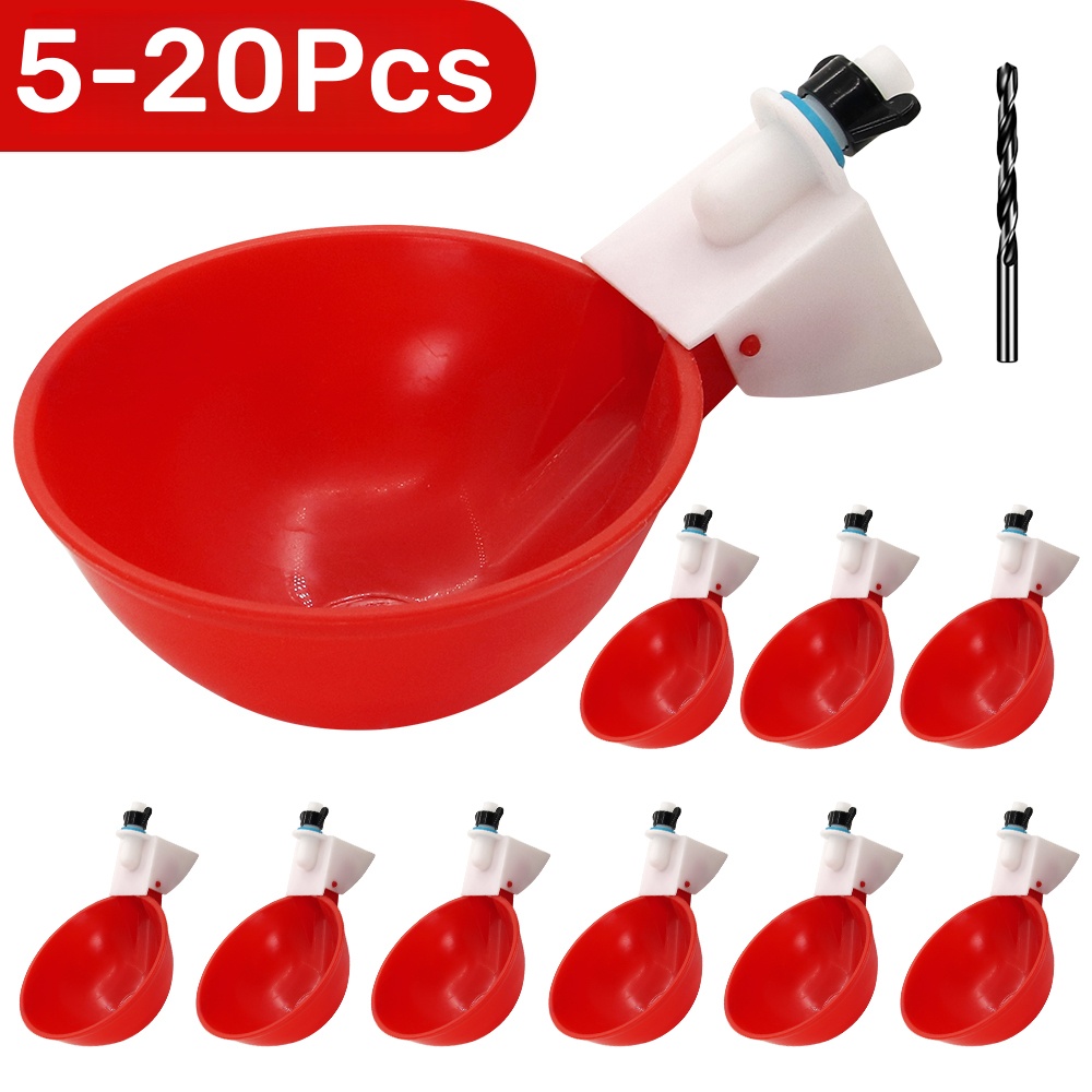 5-20Pcs Automatic Chicken Duck - Chicken Nipple Drinker recension och pris