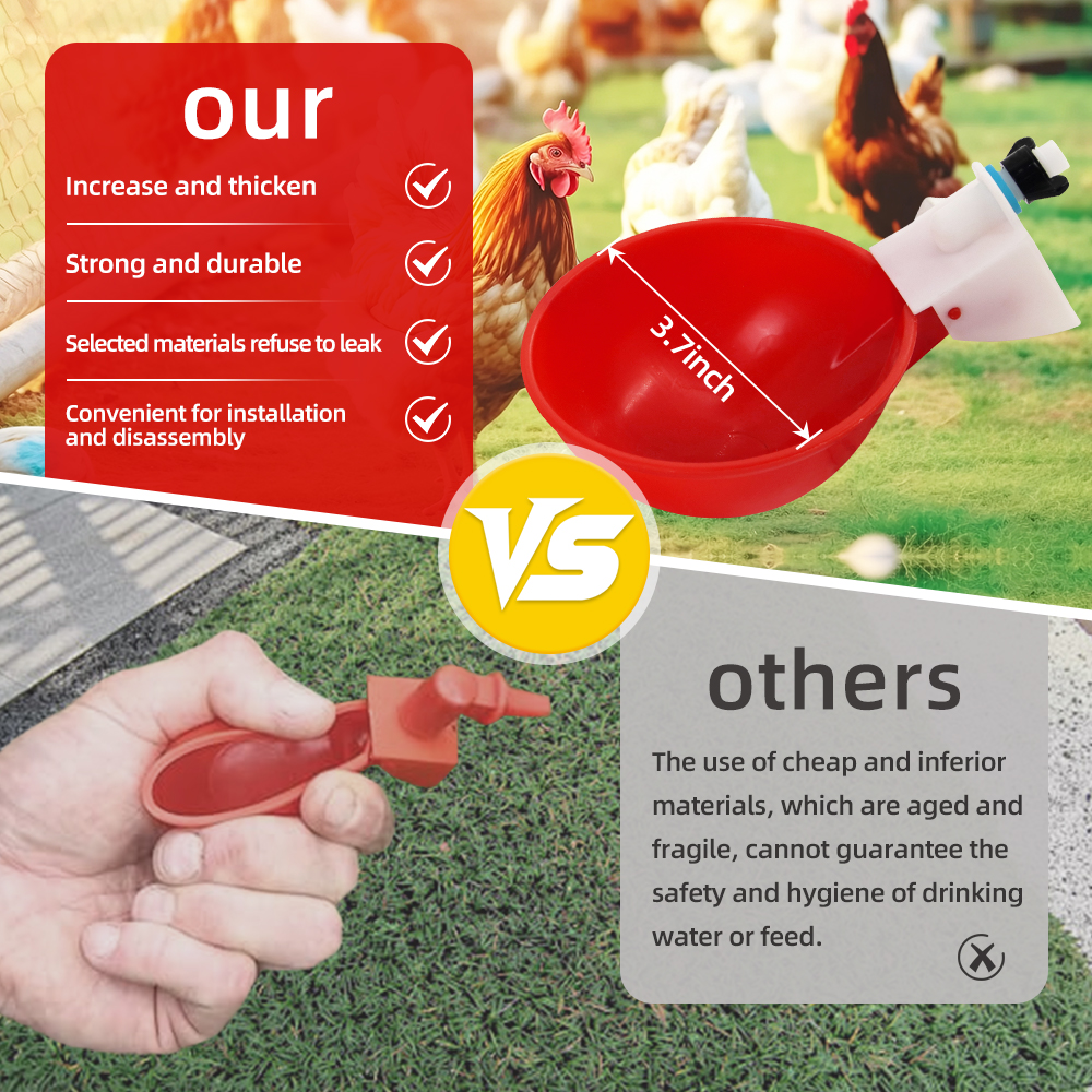 5-20Pcs Automatic Chicken Duck - Chicken Nipple Drinker recension och pris