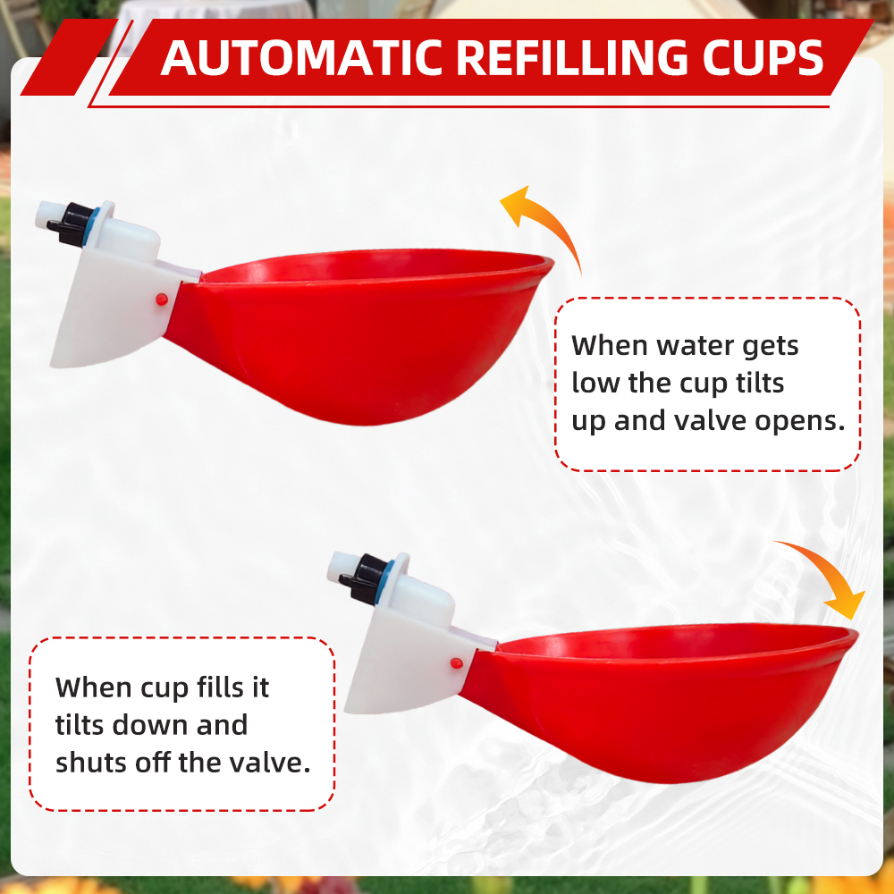 5-20Pcs Automatic Chicken Duck - Chicken Nipple Drinker recension och pris