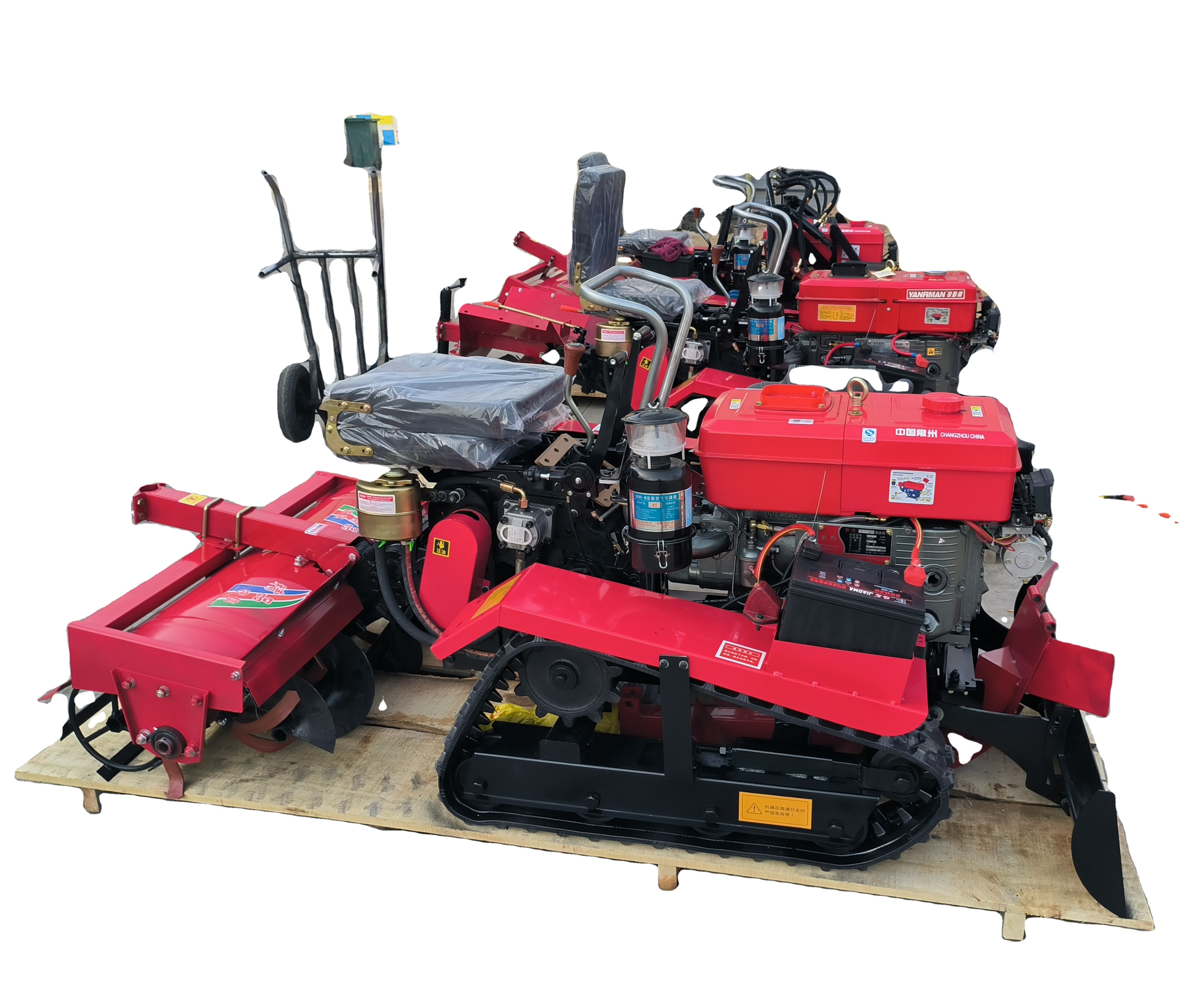Crawler Rotary Tiller 35Hp 50H - Soil Tilling Cultivator recension och pris