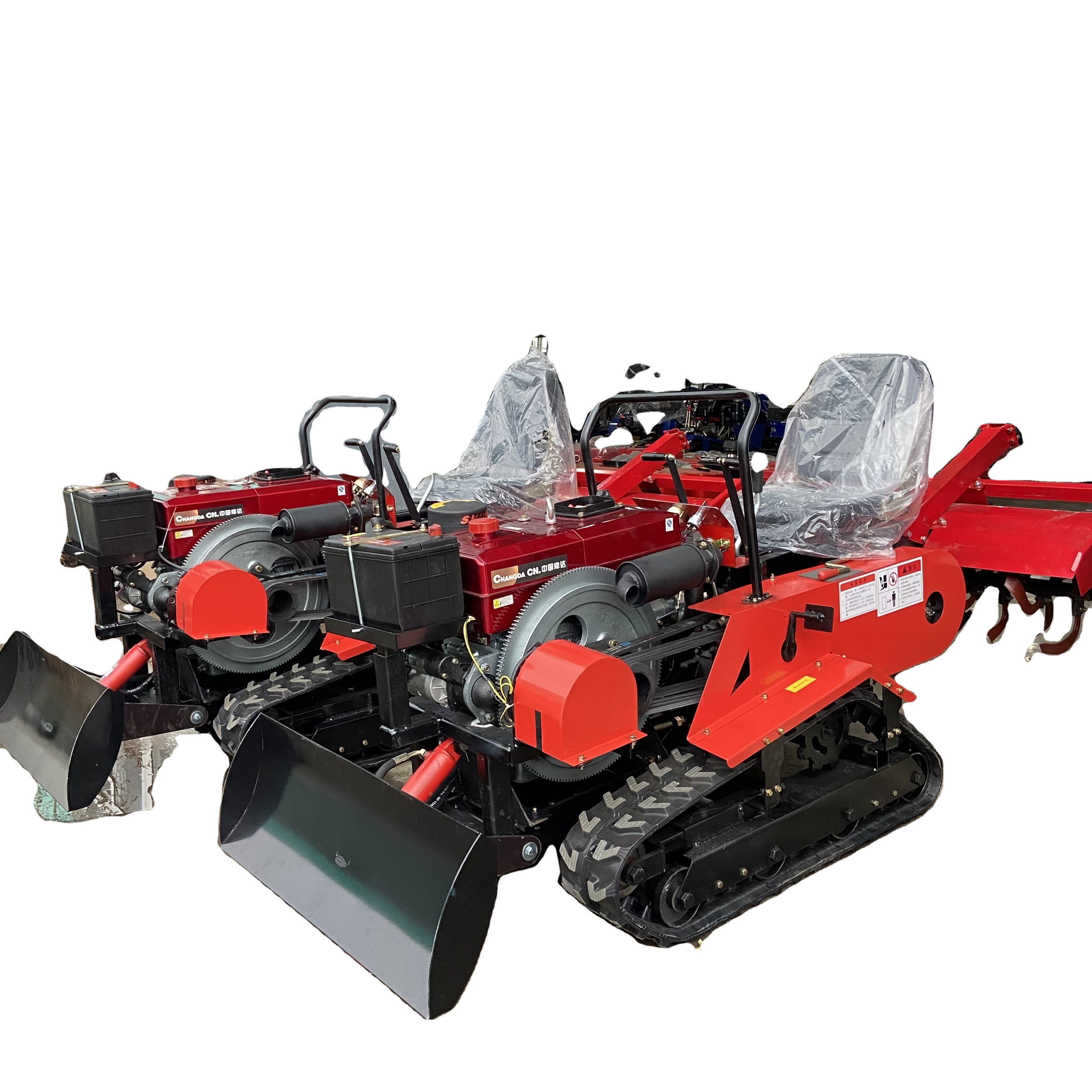 Crawler Rotary Tiller 35Hp 50H - Soil Tilling Cultivator recension och pris
