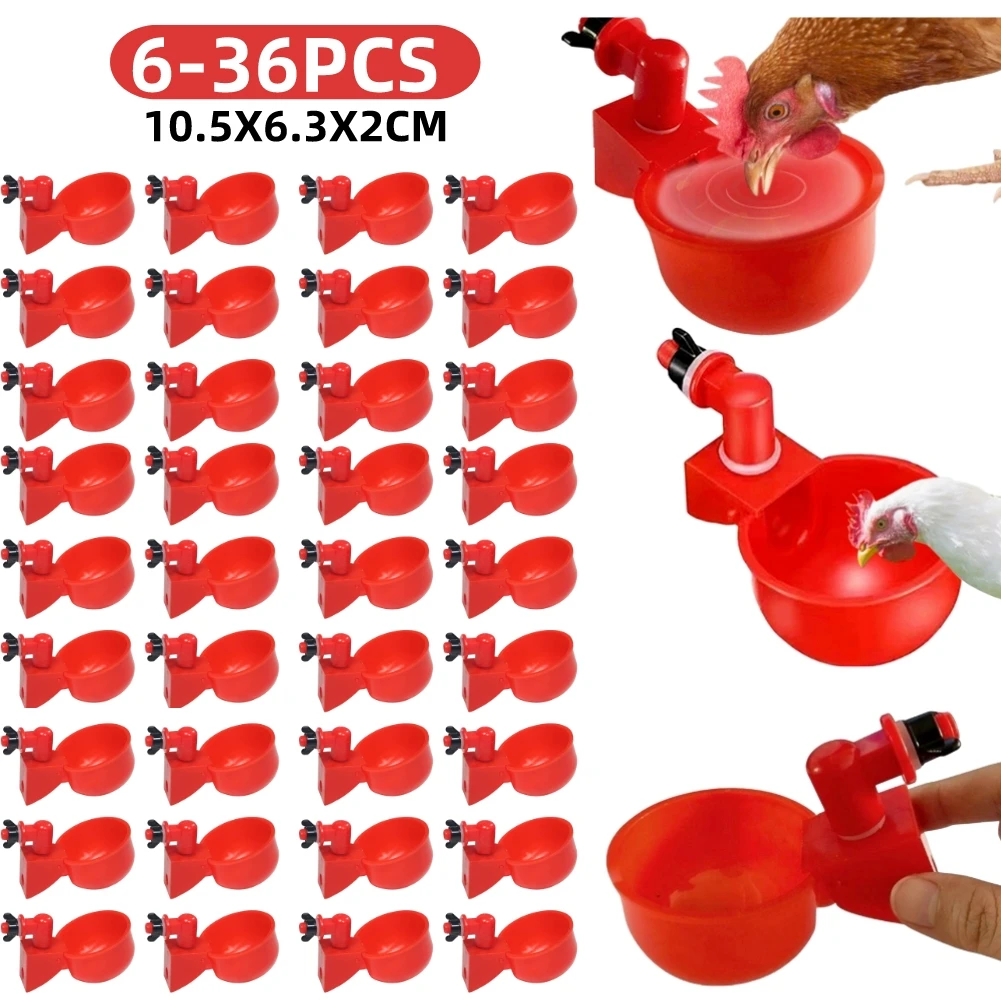6-36Pcs Chicken Duck Drinking  - Chicken Nipple Drinker recension och pris