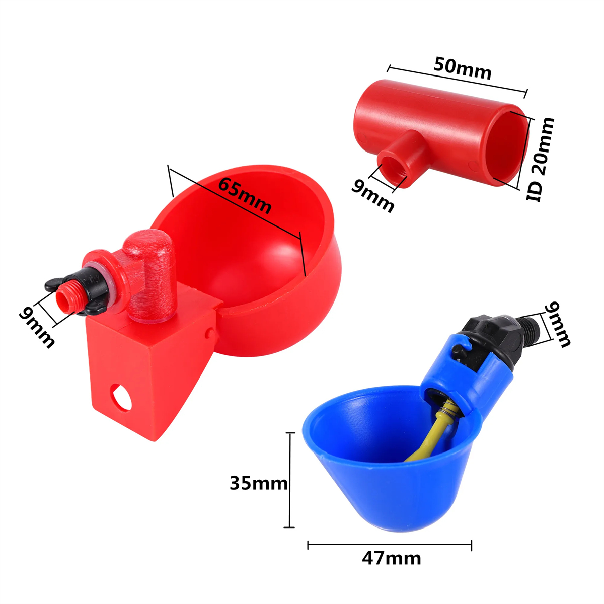 9mm Thread Interface Automatic - Chicken Nipple Drinker recension och pris
