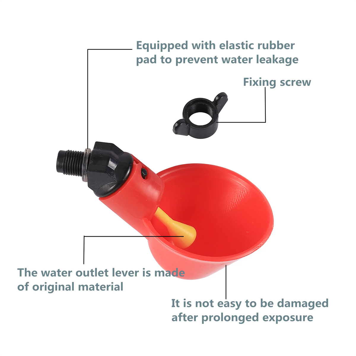 9mm Thread Interface Automatic - Chicken Nipple Drinker recension och pris