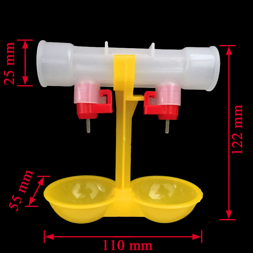 Chicken waterer double nipple  - Chicken Nipple Drinker recension och pris