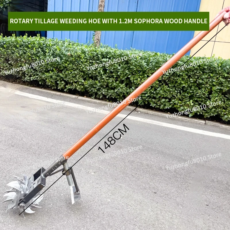 New Cyclone Wheel Hand Push We - Soil Tilling Cultivator recension och pris