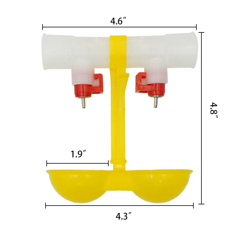 5/10/20Pcs Chicken Double Head - Chicken Nipple Drinker recension och pris