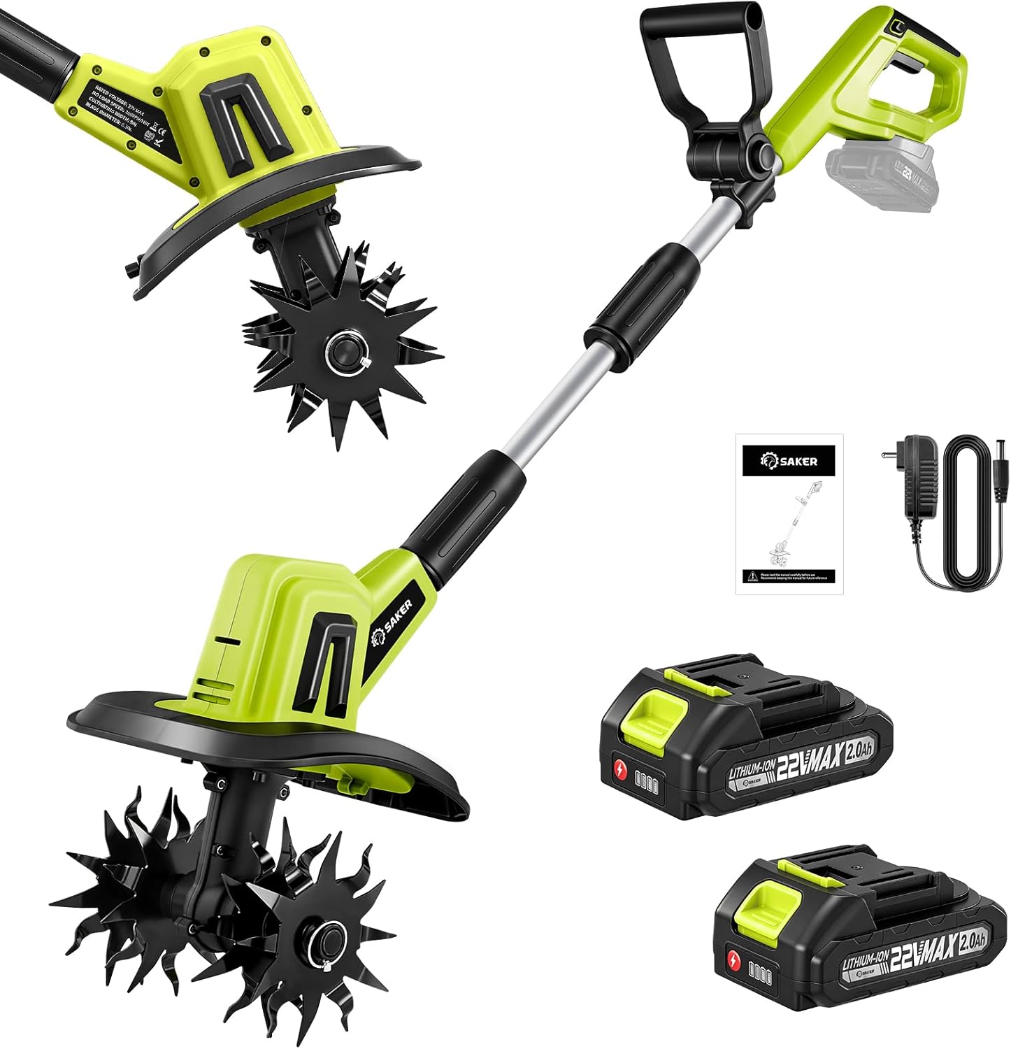 Cordless Electric Garden Tille - Soil Tilling Cultivator recension och pris