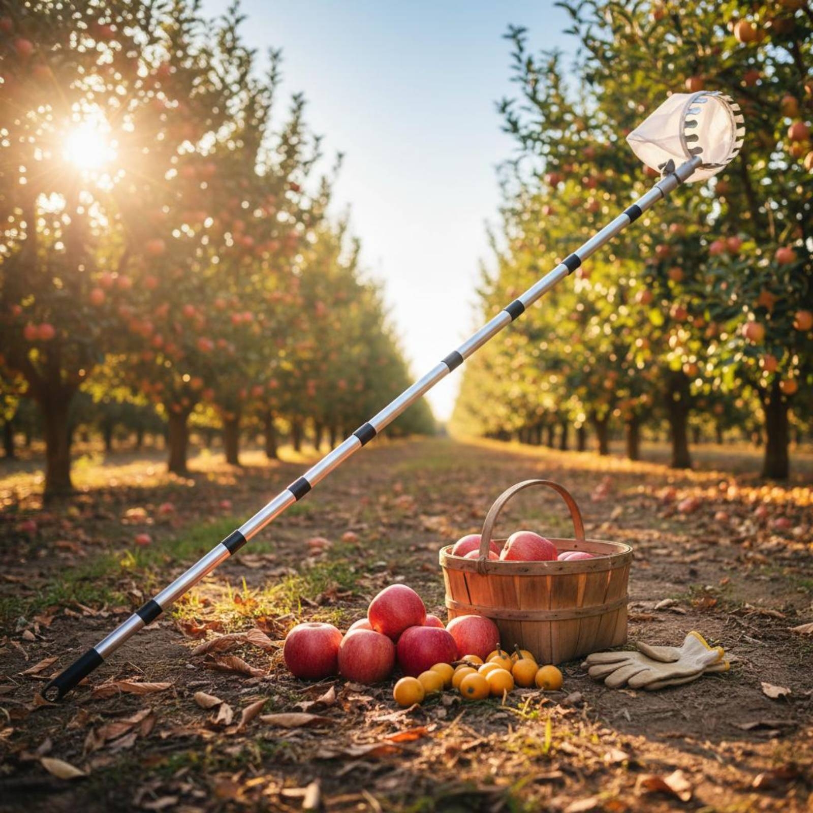 Fruit Picker with Net Bag Adju - Agriculture Farming Tool recension och pris