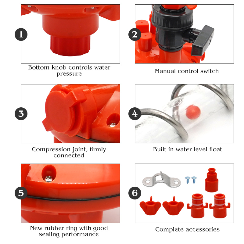 Chicken Farm Water Pressure Re - Chicken Nipple Drinker recension och pris