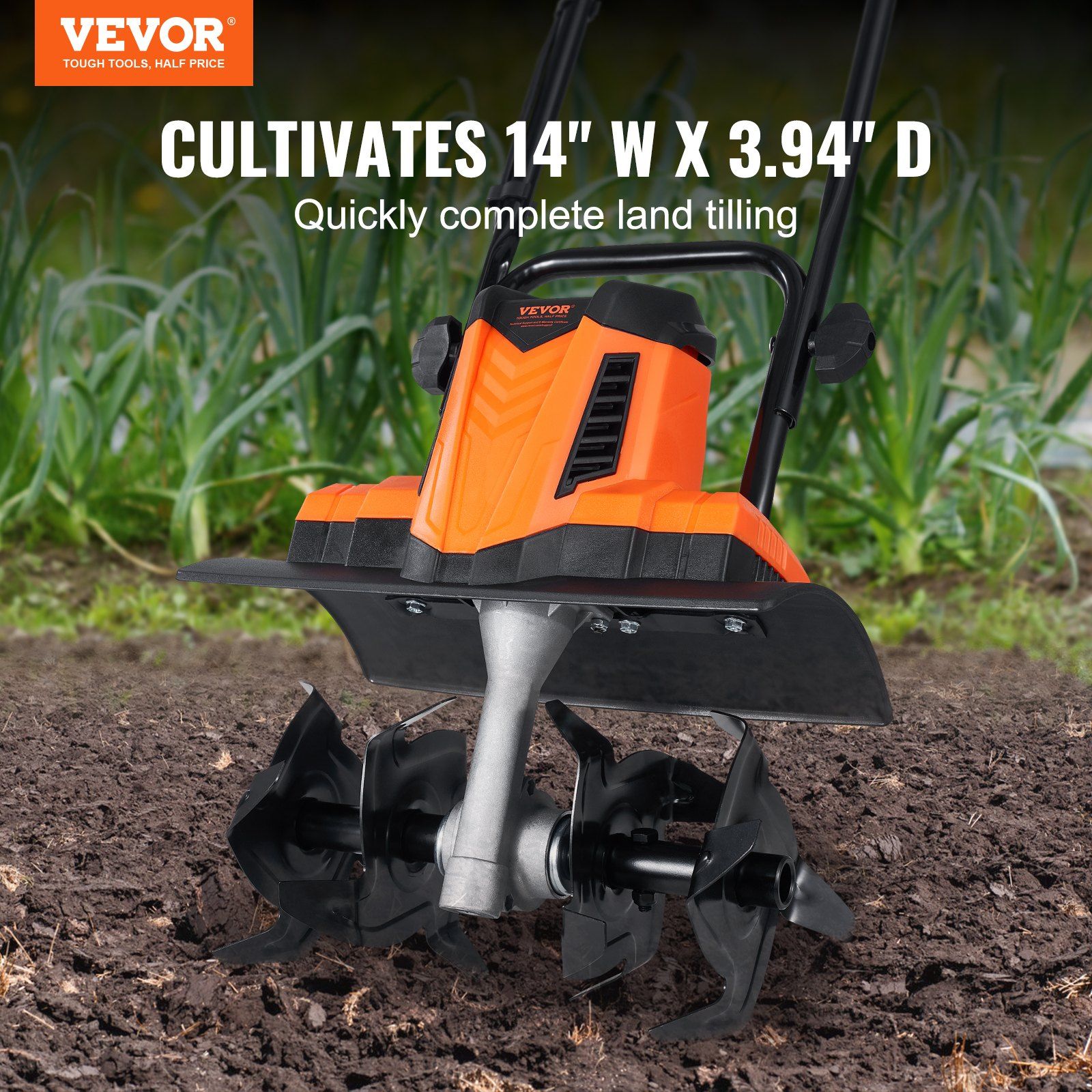 10 Amp Electric Tiller 14 Inch - Soil Tilling Cultivator recension och pris