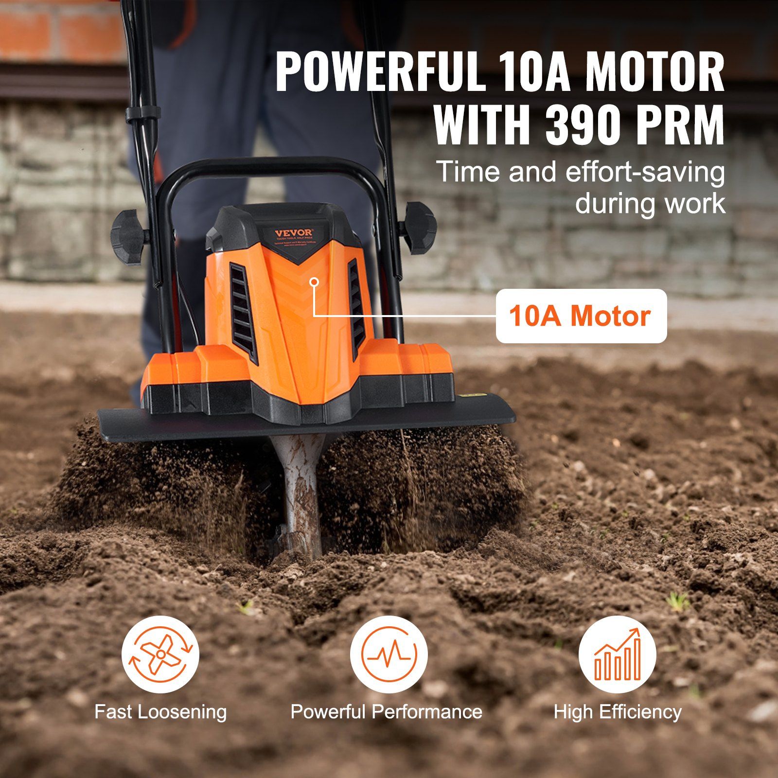 10 Amp Electric Tiller 14 Inch - Soil Tilling Cultivator recension och pris