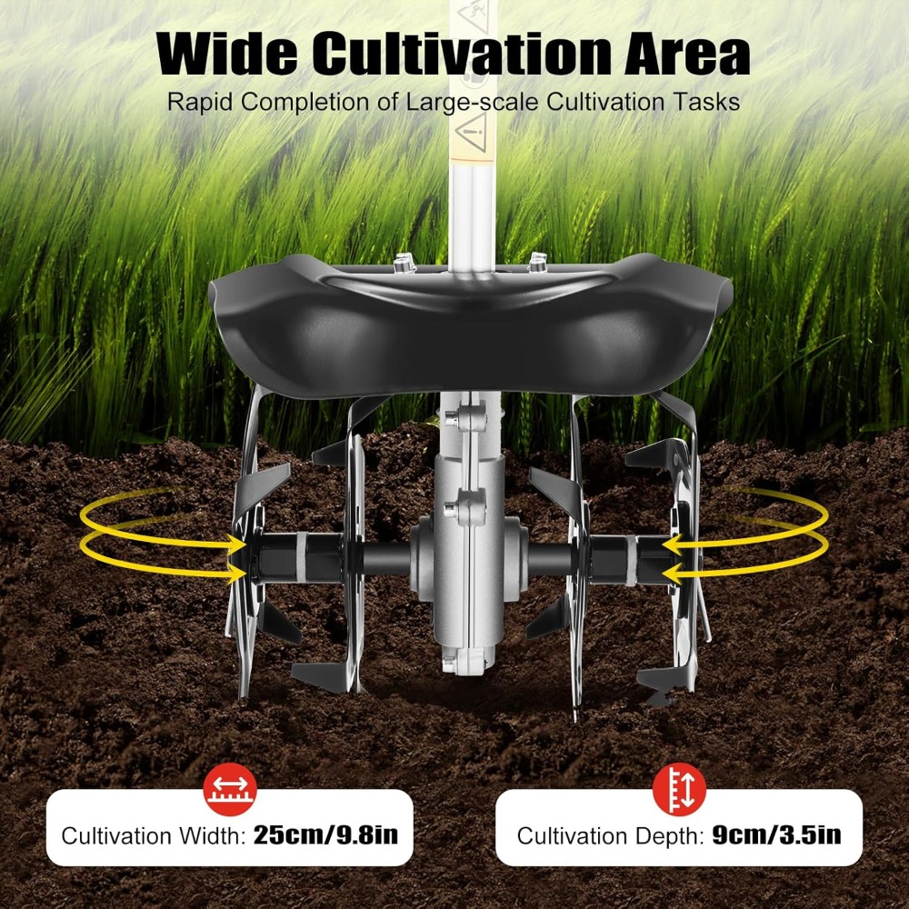 51.7CC 1.45kW Gas Powered Cult - Soil Tilling Cultivator recension och pris