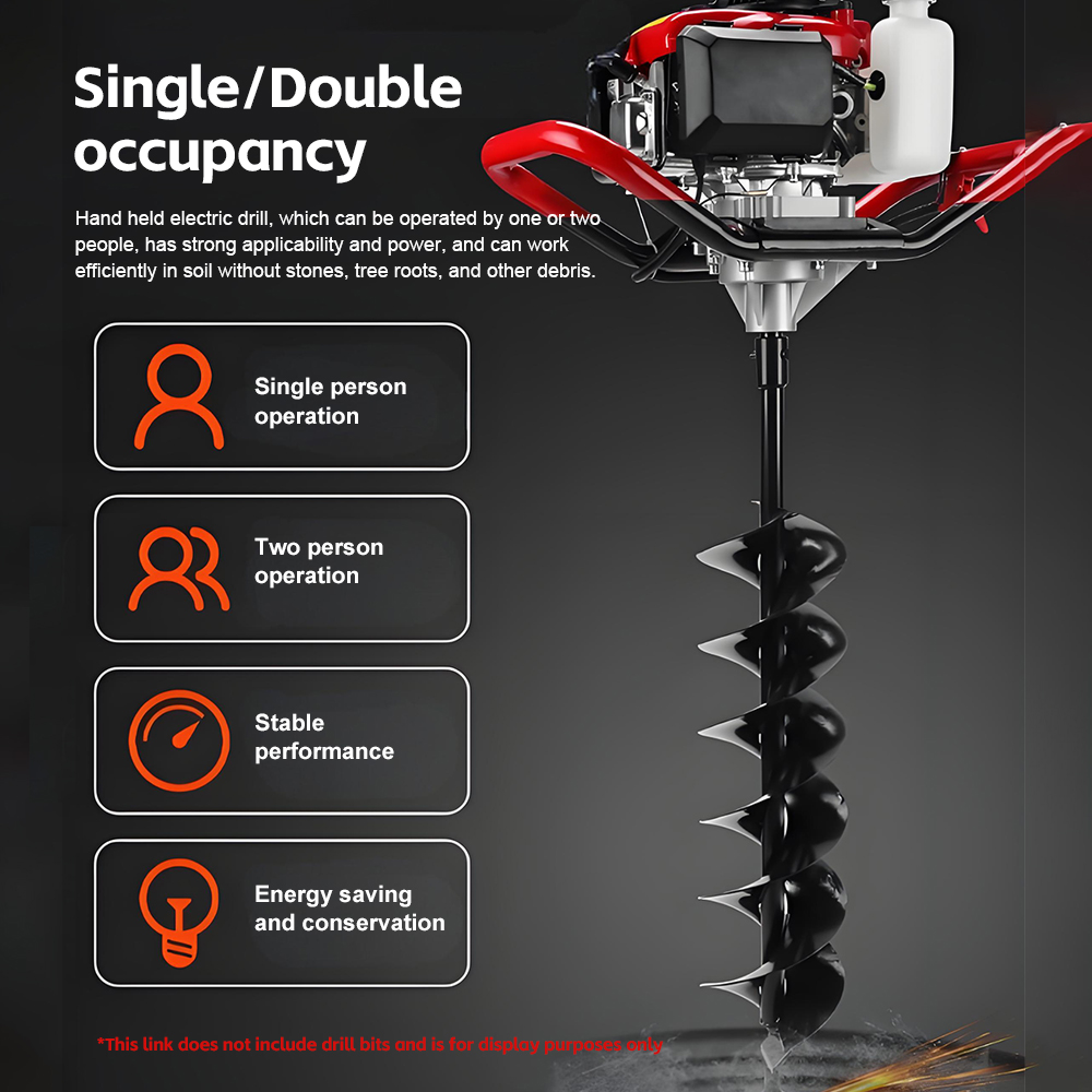 Ground Drill Petrol Hole Hole  - Agriculture Farming Tool recension och pris