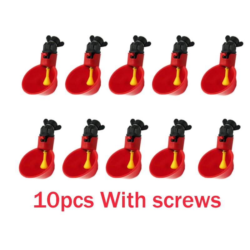 10Pcs Chicken Quail Hanging Wa - Chicken Nipple Drinker recension och pris