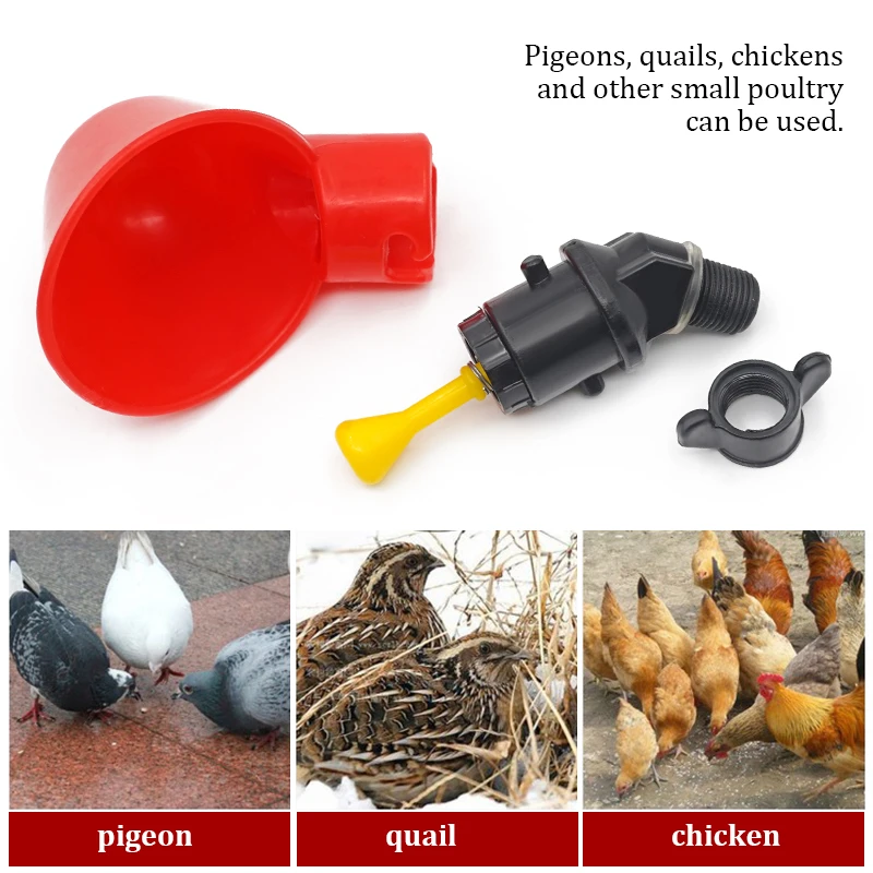 6-36Pcs Chicken Quail Hanging  - Chicken Nipple Drinker recension och pris