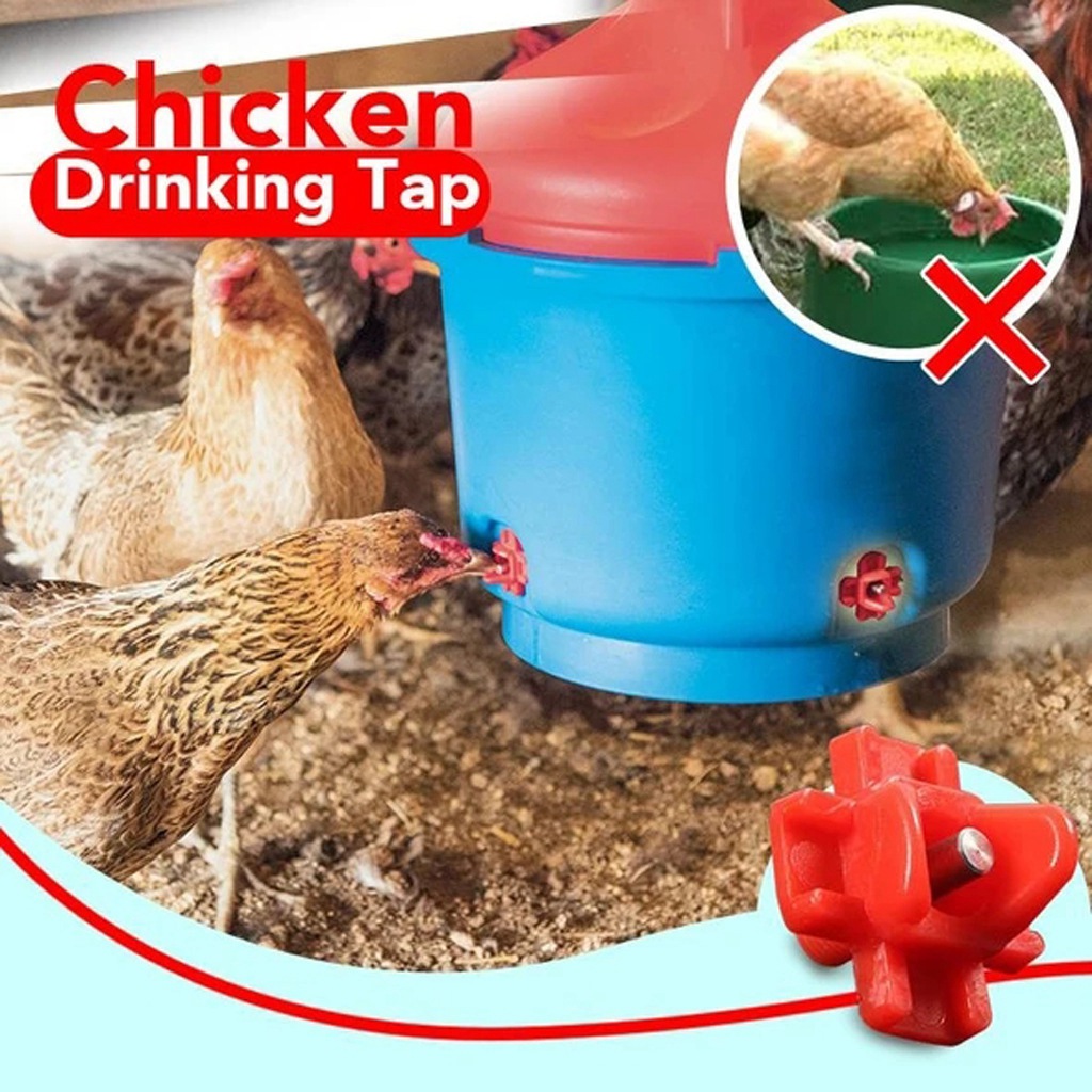 A84X-30Pcs Horizontal Side Mou - Chicken Nipple Drinker recension och pris
